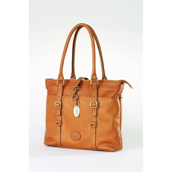 Claire Chase 798E-saddle New Ladies Computer Handbag - Saddle 844739026940 - main